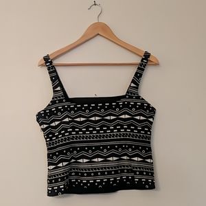 Black and White Tank